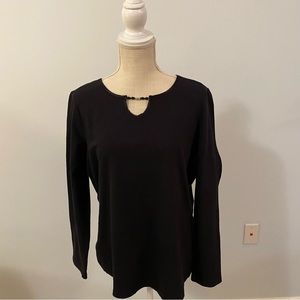 Christopher and Banks Black sweater L